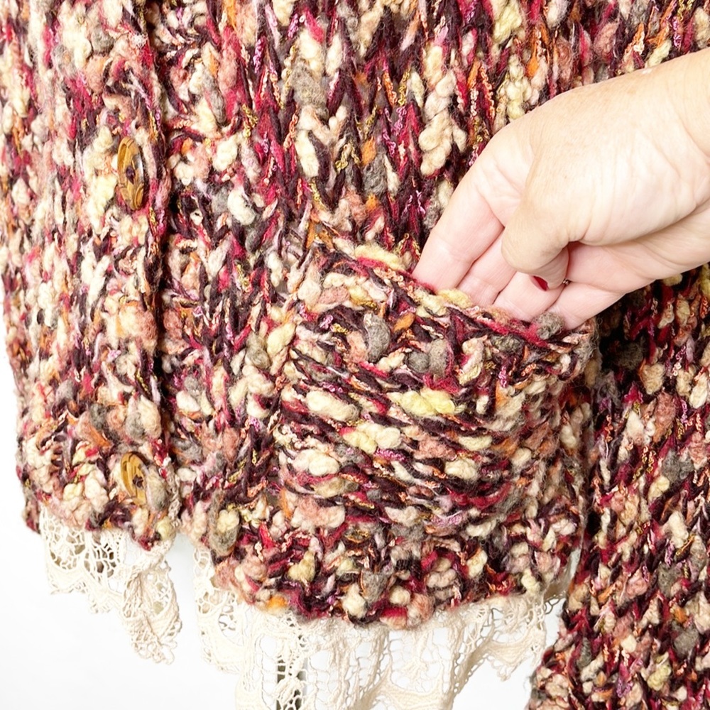 HWR Monogram for Anthropologie Cardigan (M) - Picture 4 of 12